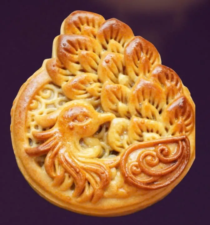 Bánh trung thu nhân Thanh kê diệp hương truyền thống