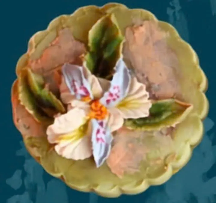Bánh trung thu nhân cố đô thập vị hoa nổi