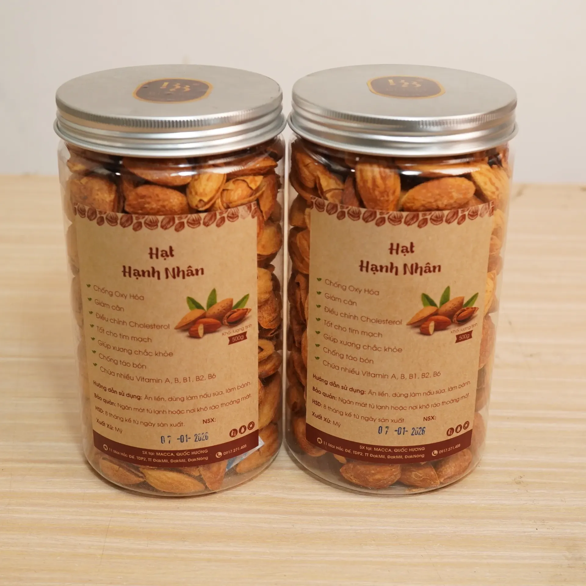 Hạt Hạnh Nhân 500gr