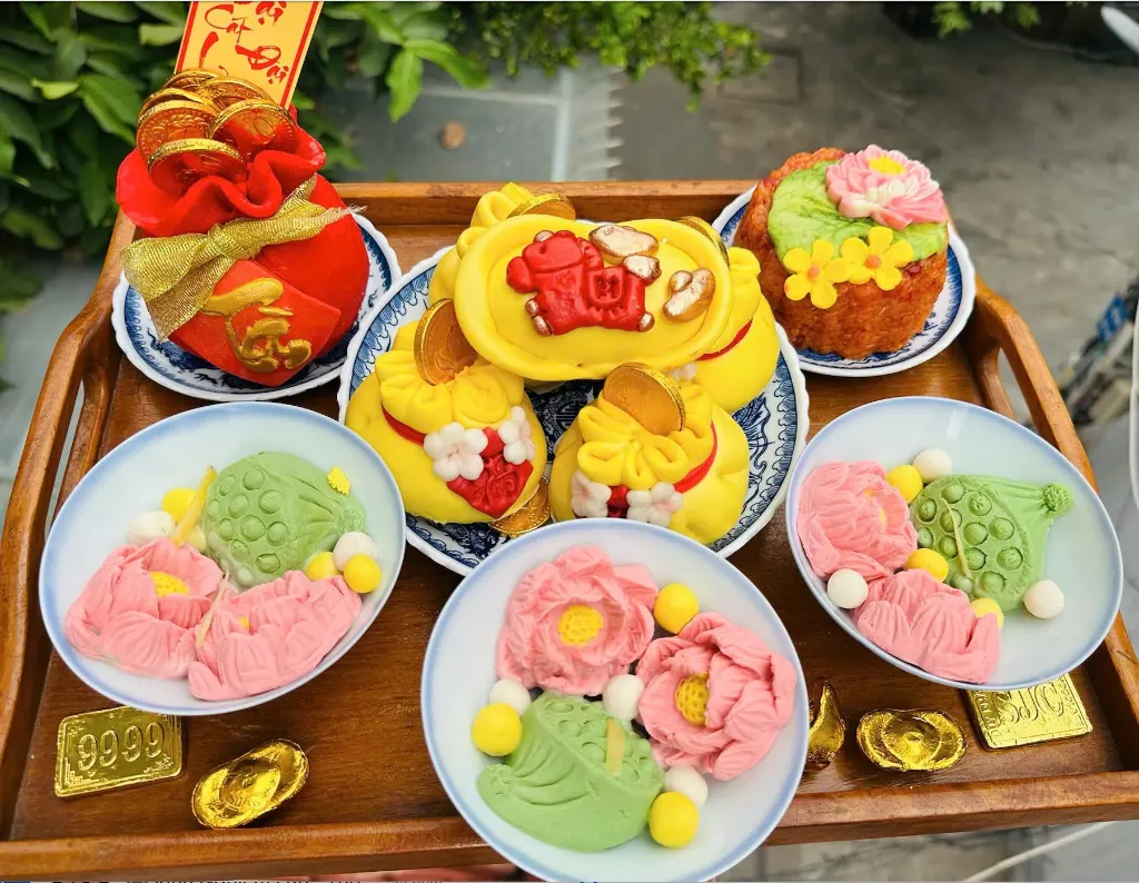 Sét Xôi Chè Bánh Bao Cốm